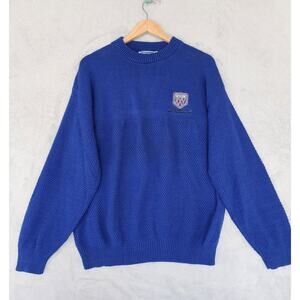 Vintage NFL Nutmeg Sweater Mens Medium Superbowl 1991 Tampa Stadium Bills Giants